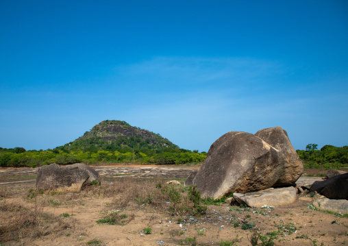 Animist sanctuary where animal sacrifices are made, Savanes district, Shienlow, Ivory Coast