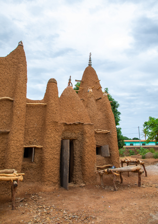 The 17th century sudano-sahelian mosque, Savanes district, Kouto, Ivory Coast