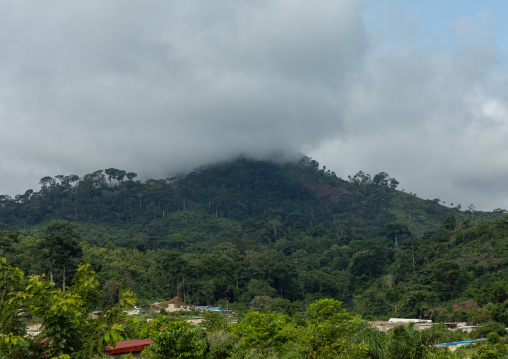 Village in the mountain, Tonkpi Region, Man, Ivory Coast
