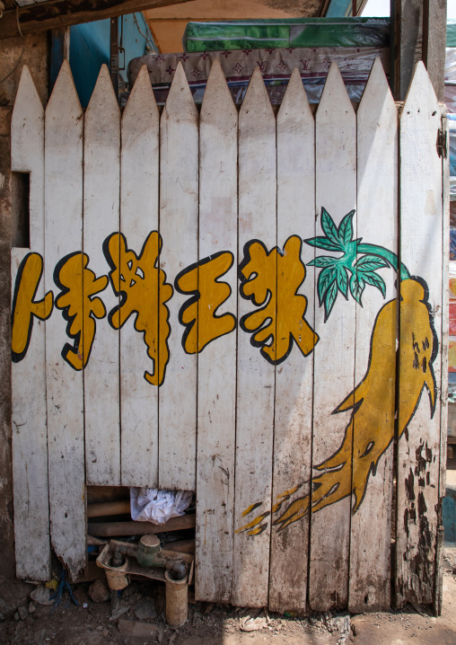 Traditional chinese medicine cabinet, Tonkpi Region, Man, Ivory Coast