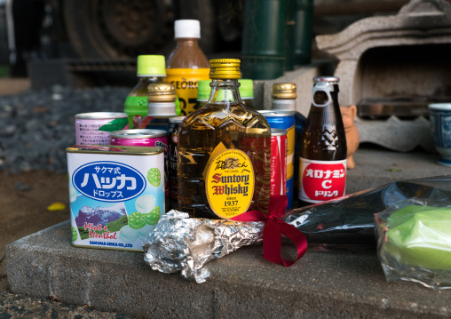 A shrine to police victims of the 2011 tsunami, Fukushima prefecture, Tomioka, Japan