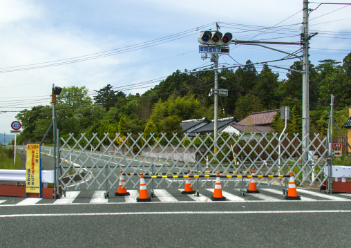Difficult-to-return zone after the daiichi nuclear power plant irradiation, Fukushima prefecture, Tomioka, Japan