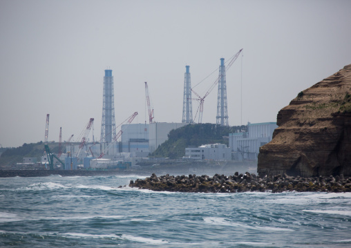 Fukushima daiichi nuclear power plant five years after the tsunami, Fukushima prefecture, Futaba, Japan