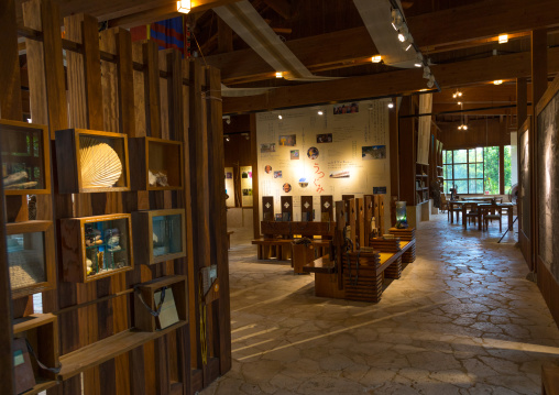 Yugafu museum, Yaeyama Islands, Taketomi island, Japan
