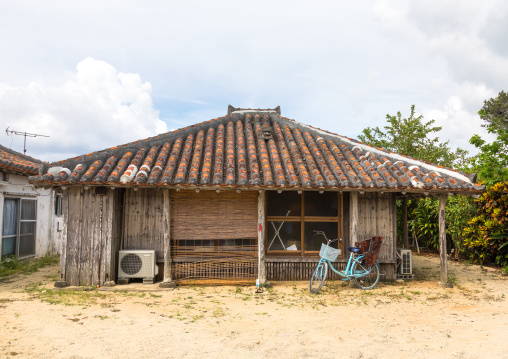 A traditional house, Yaeyama Islands, Taketomi island, Japan