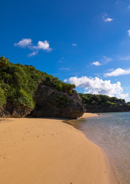 Empty sunset beach, Yaeyama Islands, Ishigaki, Japan