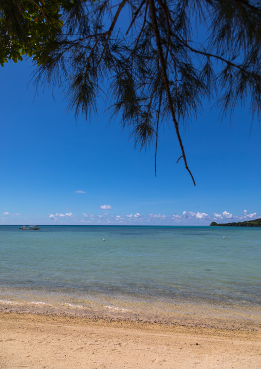 Empty sukuji beach during summertime, Yaeyama Islands, Ishigaki, Japan