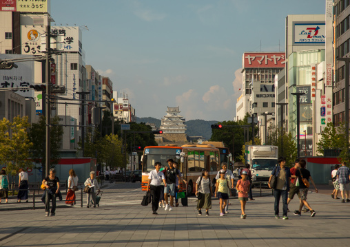 Himeji castle in the city, Hypgo Prefecture, Himeji, Japan