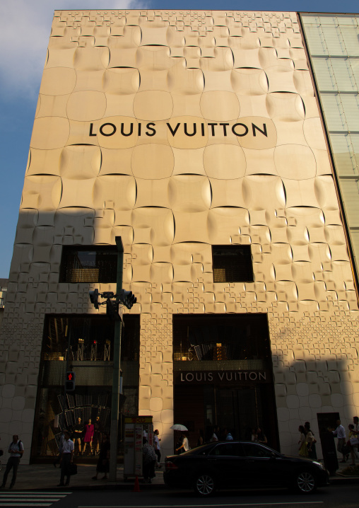 Louis vuitton store in Ginza, Kanto region, Tokyo, Japan