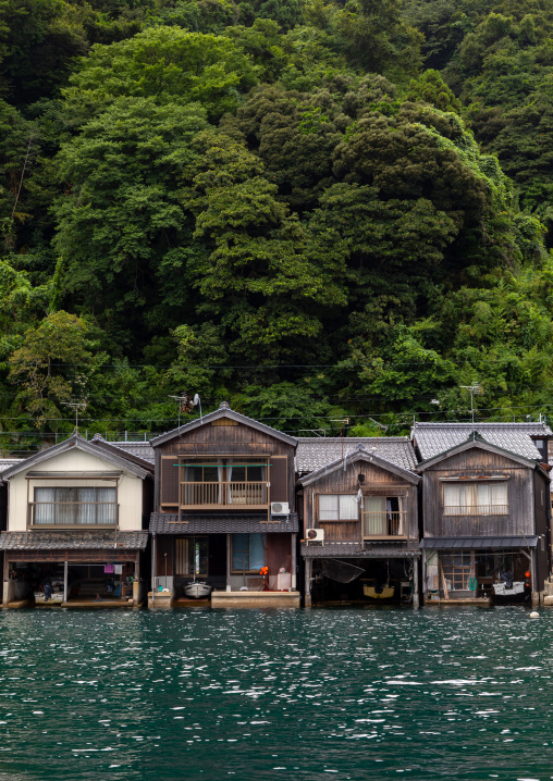 Funaya fishermen houses, Kyoto prefecture, Ine, Japan
