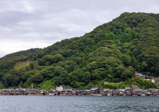 Funaya fishermen houses, Kyoto prefecture, Ine, Japan