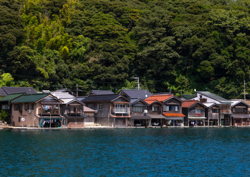 Funaya fishermen houses, Kyoto prefecture, Ine, Japan