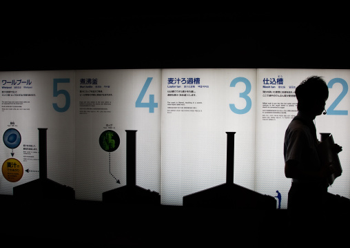 Asahi beer factory visit for tourists, Kyushu region, Fukukoa, Japan