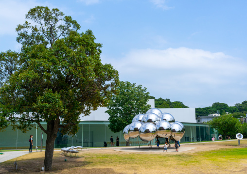 Installation outside of the 21st century museum of contemporary art, Ishikawa Prefecture, Kanazawa, Japan