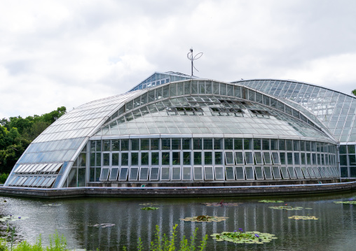 The Kyoto botanical garden greenhouse, Kansai region, Kyoto, Japan