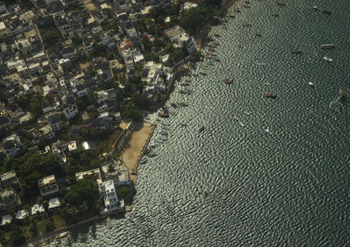 Aerial view of the island, Lamu county, Shela, Kenya
