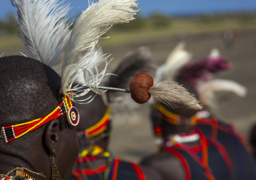 Turkana tribesmen, Turkana lake, Loiyangalani, Kenya