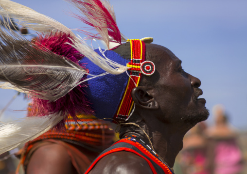 Turkana tribesman, Turkana lake, Loiyangalani, Kenya