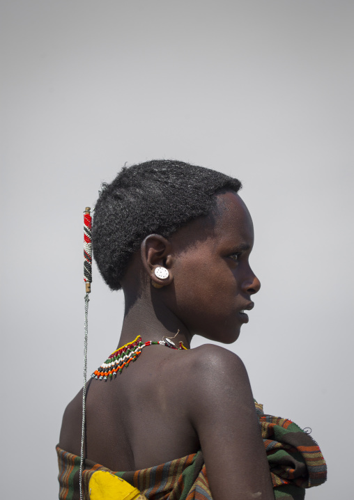 Rendille tribe boy, Turkana lake, Loiyangalani, Kenya