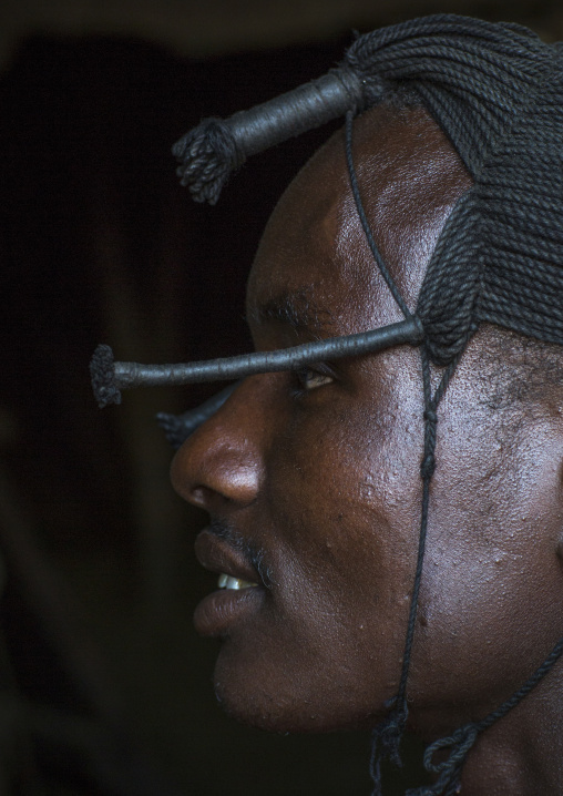 Portrait of a maasai warrior, Nakuru county, Nakuru, Kenya