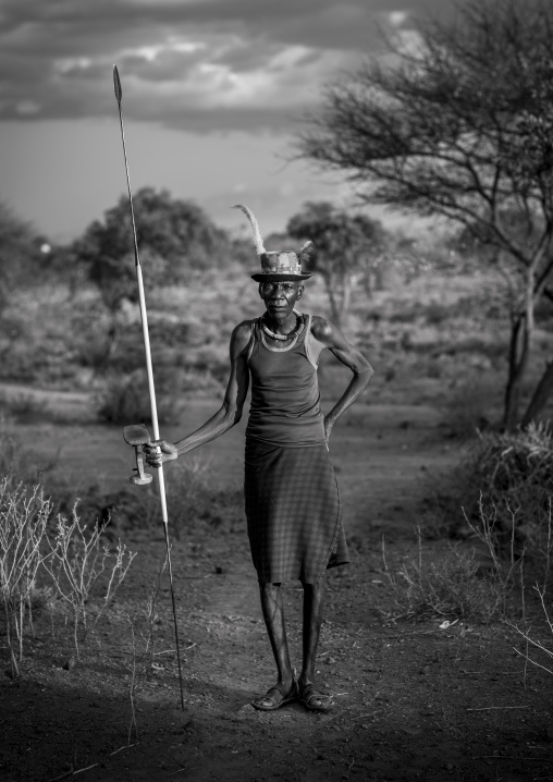 Pokot tribesman, Baringo county, Baringo, Kenya