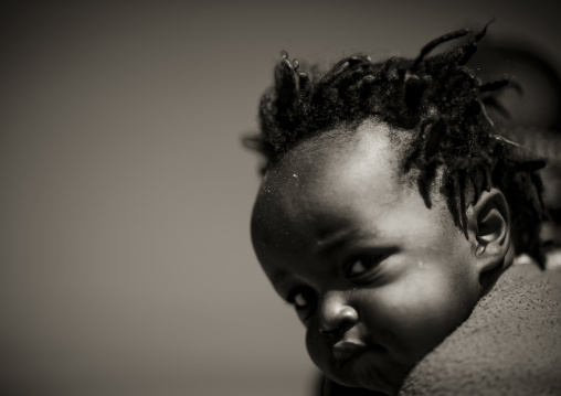 Samburu tribe mother and baby, Kenya