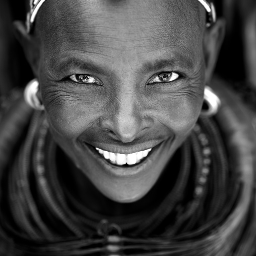 Rendille tribeswoman, Marsabit district, Ngurunit, Kenya