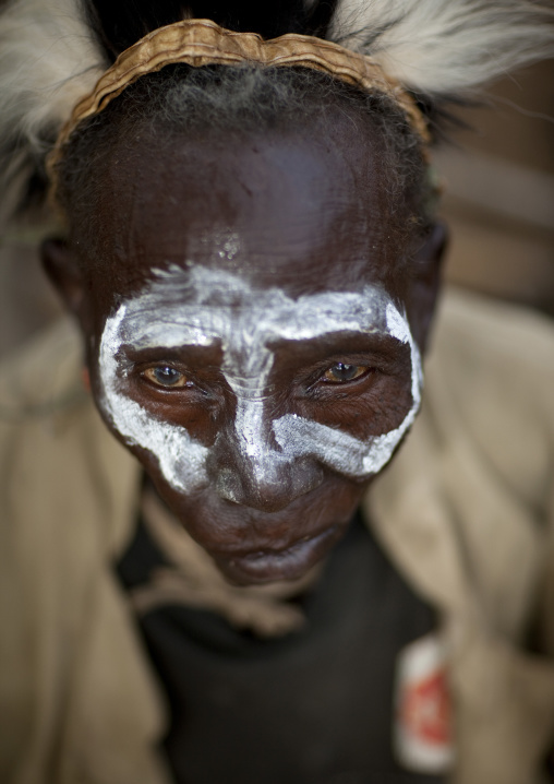 Portrait of a Tharaka tribe man, Laikipia County, Mount Kenya, Kenya