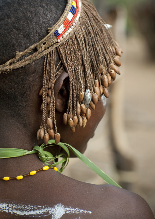 Portrait of a Tharaka tribe woman, Laikipia County, Mount Kenya, Kenya