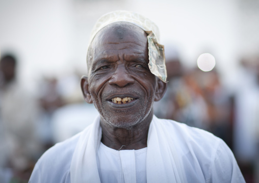 Muslim men celebrating the Maulid festival, Lamu County, Lamu, Kenya