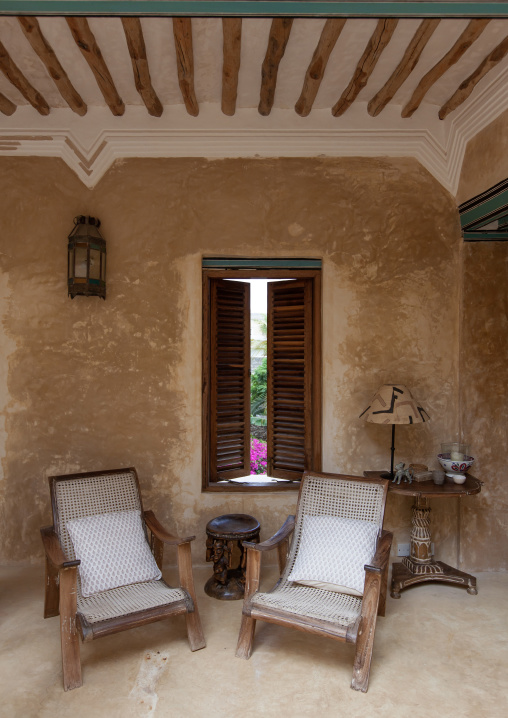 Lounge in Stairs in a swahili house, Lamu County, Lamu, Kenya