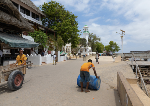 Daily life in the old town, Lamu County, Lamu, Kenya