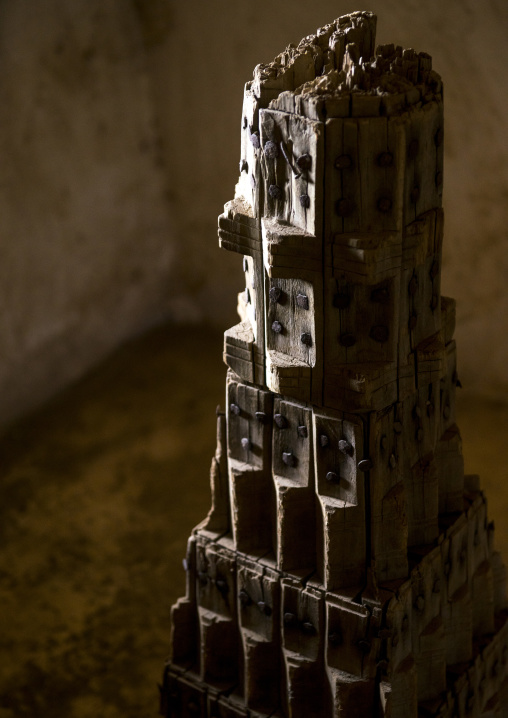 Ottoman Fort Wood Pillar, Koya, Kurdistan, Iraq