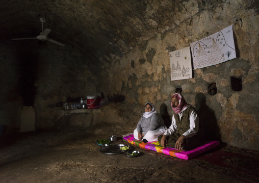 Yezedi Refugees From Sinjar Living Inside Lalesh Temple, Kurdistan, Iraq