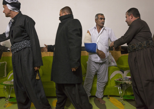 Kurdish Wounded Veteran, Sulaymaniyah, Kurdistan, Iraq