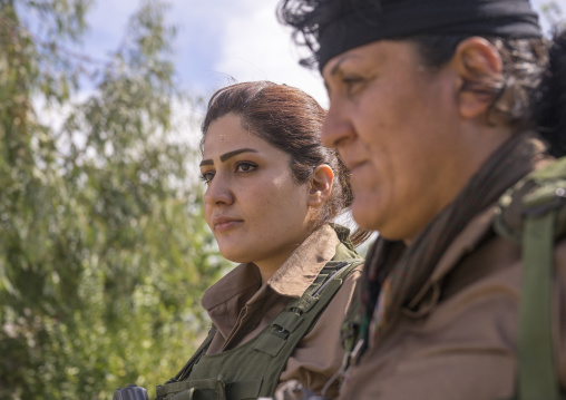 Peshmergas Women Of The 2Nd Battalion, Sulaymaniyah, Kurdistan, Iraq