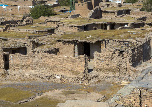 Old Houses With Flat Roofs Inside The Citadel, Erbil, Kurdistan, Iraq