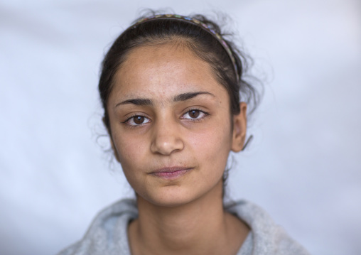 Yezidi Refugee Teenager Displaced From Sinjar Living In An Under Construction Building, Duhok, Kurdistan, Iraq