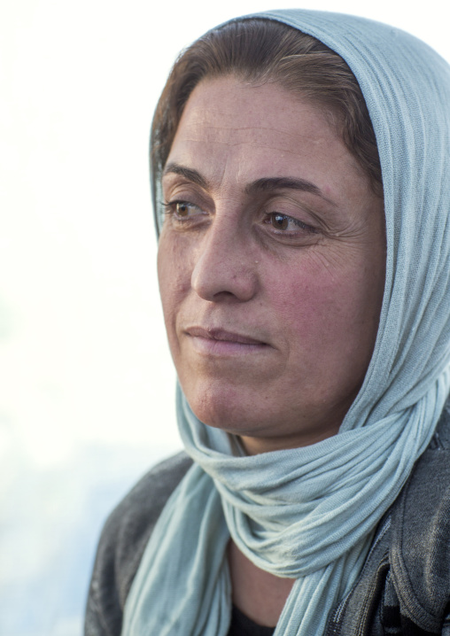 Yezidi Refugee Woman Displaced From Sinjar Living In Lalesh Temple, Kurdistan, Iraq