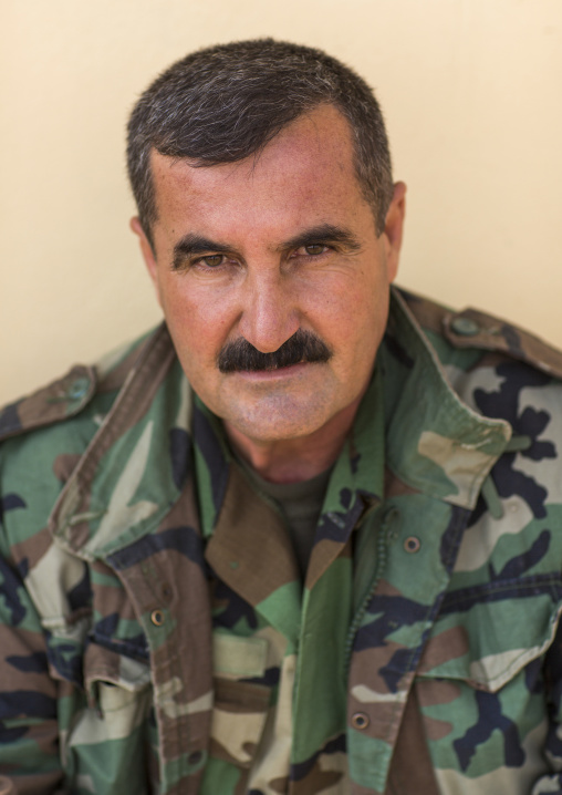 Kurdish Peshmerga On The Frontline, Duhok, Kurdistan, Iraq