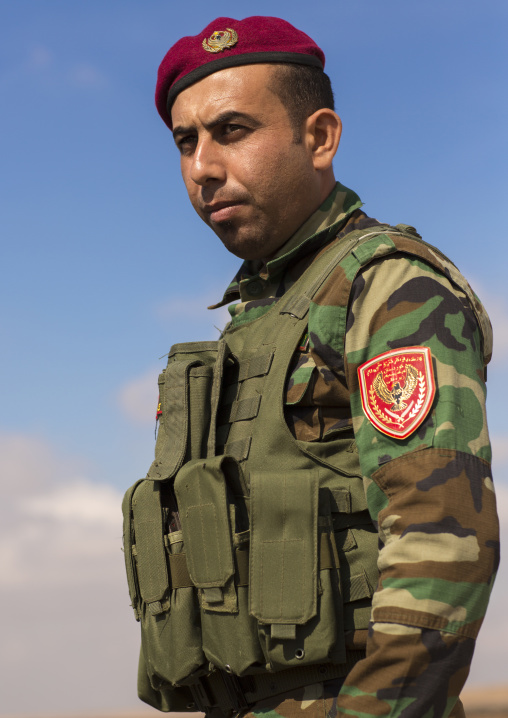 Kurdish Peshmerga On The Frontline, Duhok, Kurdistan, Iraq
