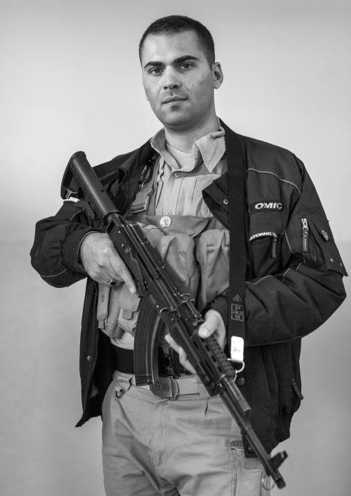 Kurdish Peshmerga On The Frontline, Duhok, Kurdistan, Iraq