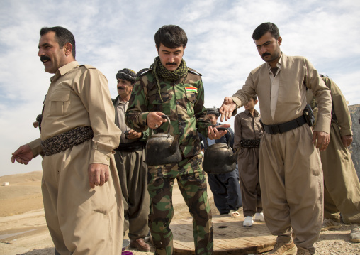 Kurdish Peshmergas On The Frontline, Kirkuk, Kurdistan, Iraq
