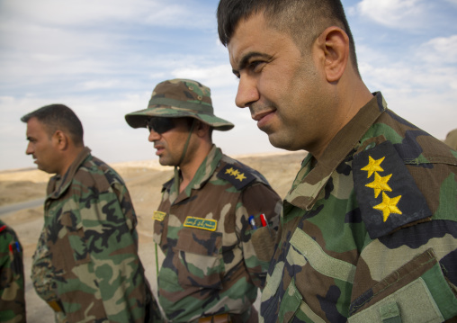Iraqi Soldiers On The Frontline, Kirkuk, Kurdistan, Iraq