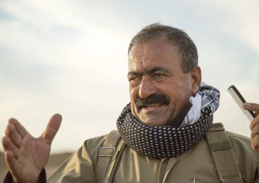 Kurdish Peshmerga On The Frontline, Kirkuk, Kurdistan, Iraq