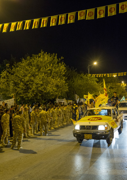 Kdp Meeting During Elections, Suleymanyah, Kurdistan, Iraq