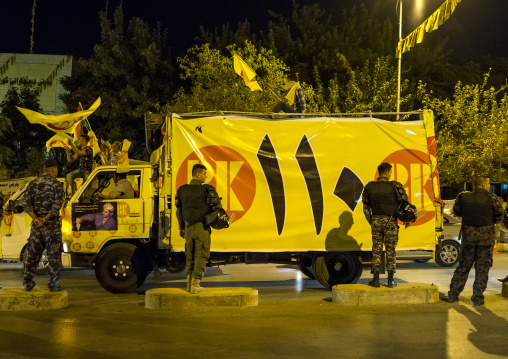 Kdp Meeting During Elections, Suleymanyah, Kurdistan, Iraq
