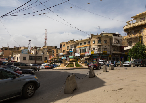 Square in the city center, Beqaa Governorate, Baalbek, Lebanon