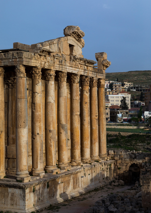Temple of Bacchus in the archaeological site, Beqaa Governorate, Baalbek, Lebanon