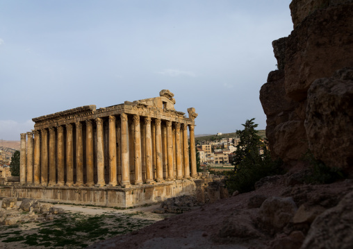 Temple of Bacchus in the archaeological site, Beqaa Governorate, Baalbek, Lebanon